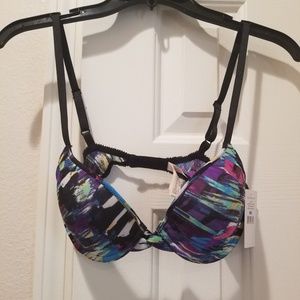 On Gossamer Printed Bump It Up bra